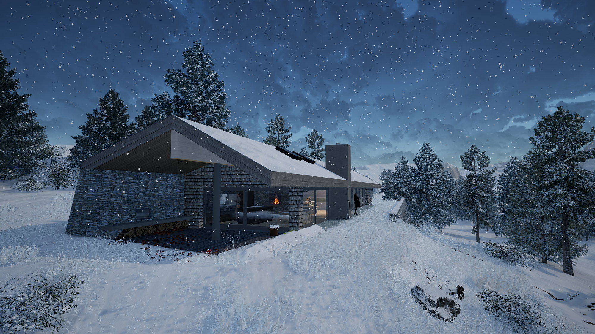 Hytte Kvitfjell Svartskard